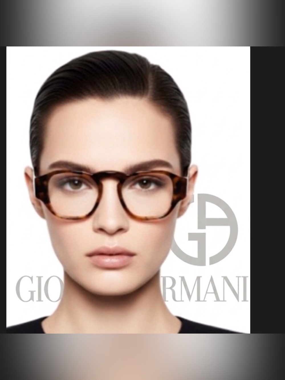 Authentic Giorgio Armani luxury designer signature prescription eyeglasses frame